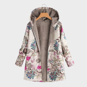 Camellia – Warmer Damenmantel mit Fleecefutter – Ansicht 2
