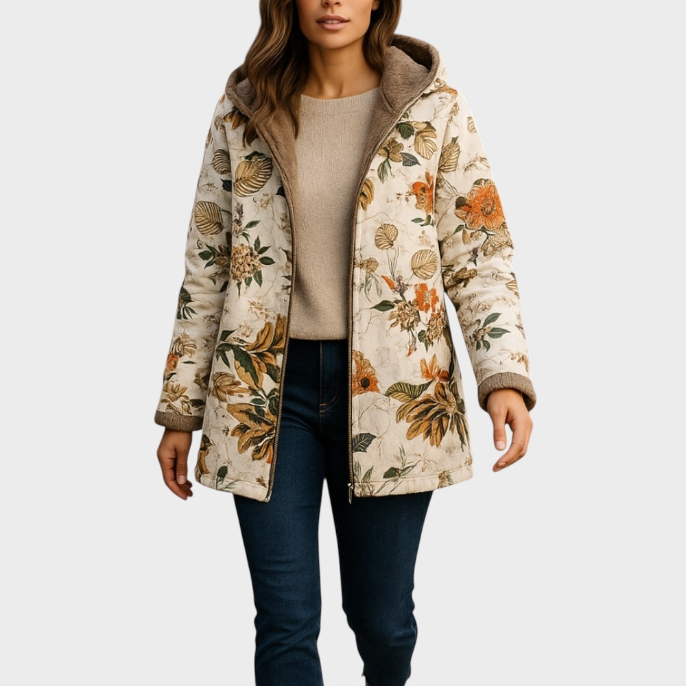 Camellia – Warmer Damenmantel mit Fleecefutter