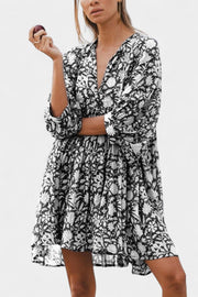 Daniela – Florales Boho-Minikleid für Damen – Ansicht 2