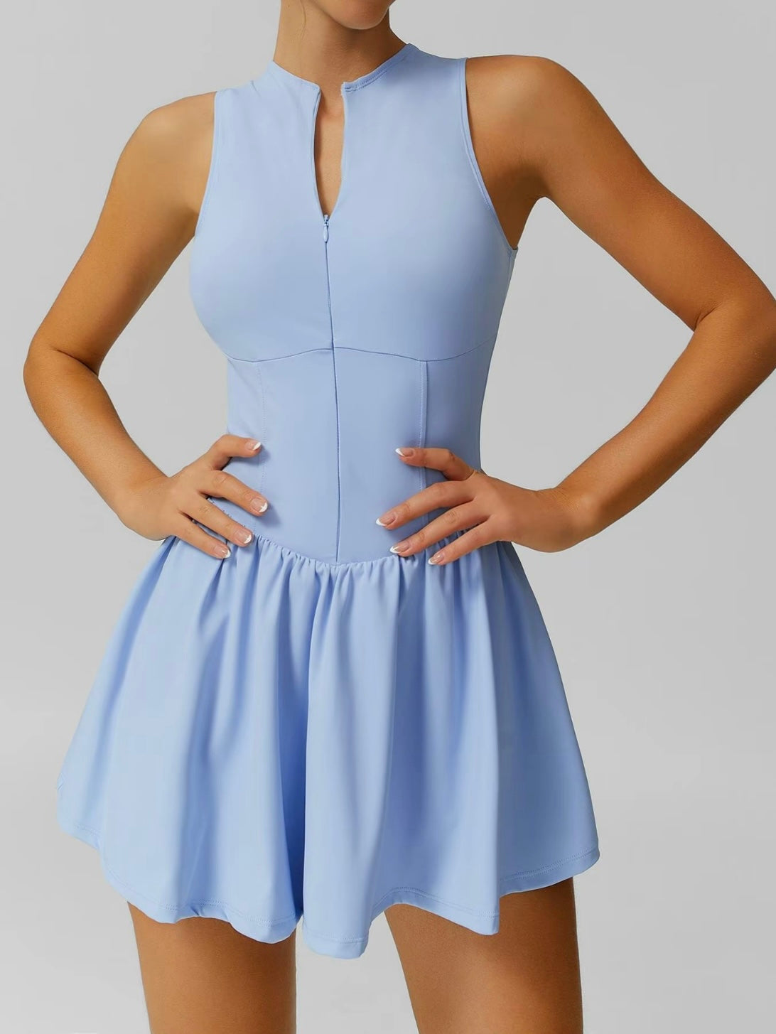 Lemilla – Sportliches Tenniskleid für Damen mit Raffung