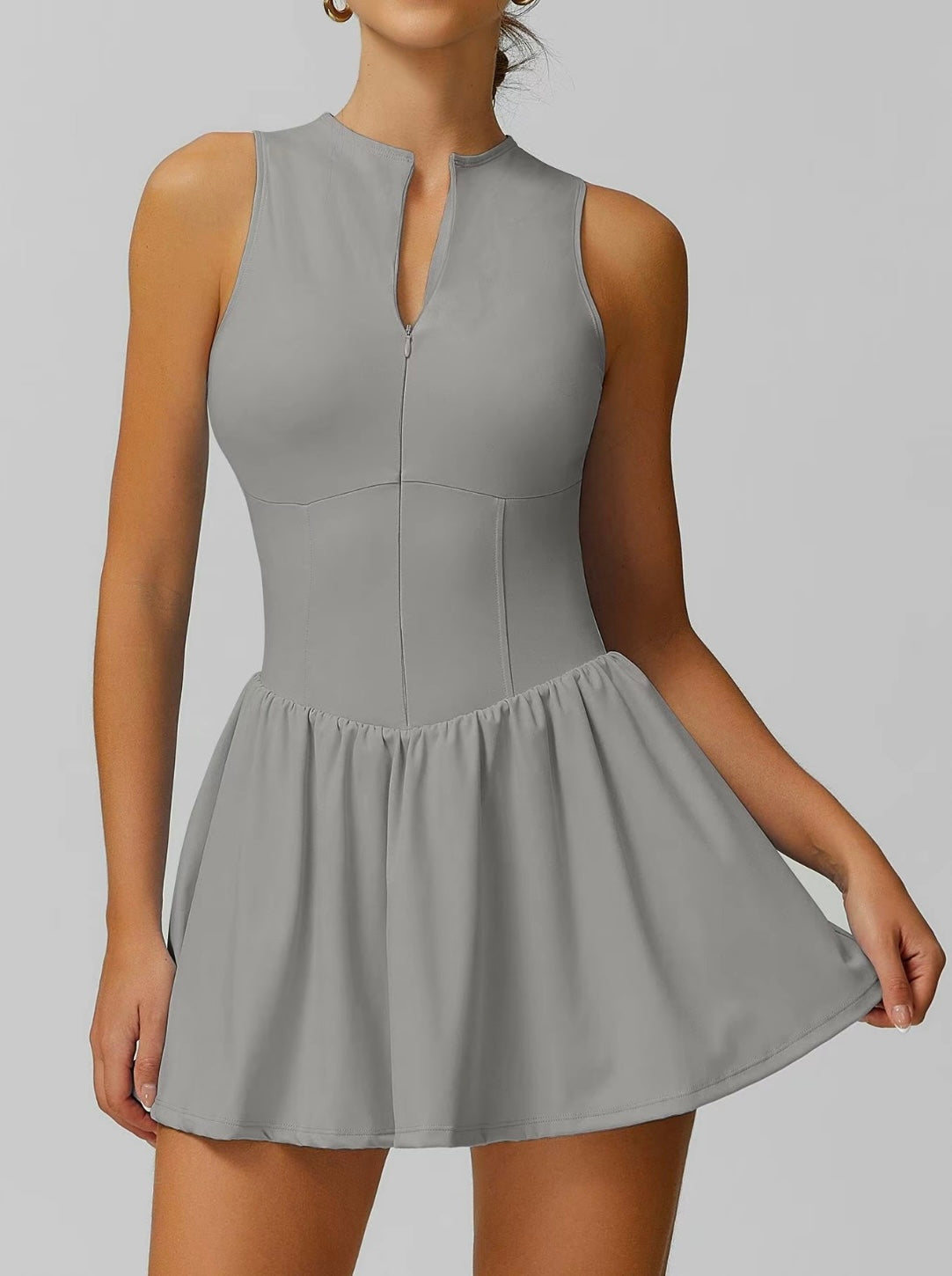 Lemilla – Sportliches Tenniskleid für Damen mit Raffung – Ansicht 8