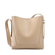 Dorothea – Übergroße Bucket-Schultertasche für Damen aus Leder – Ansicht 29