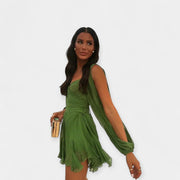 Romantisches Kurzarmkleid für Damen – Ansicht 7