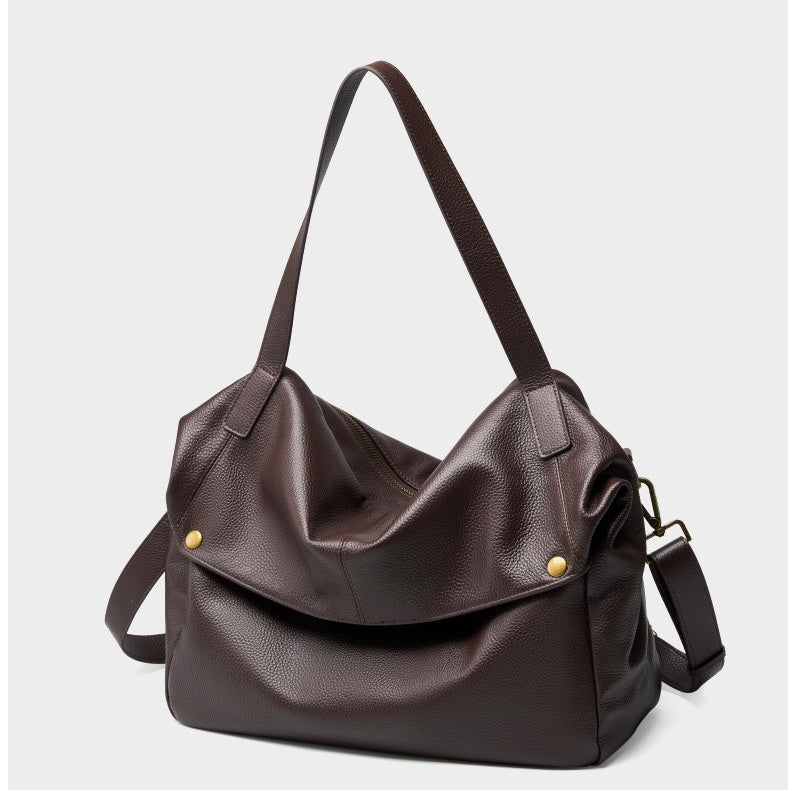 Adriani – Minimalistische Retro-Tote-Tasche für Damen aus echtem Leder – Ansicht 24