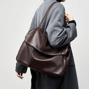 Adriani – Minimalistische Retro-Tote-Tasche für Damen aus echtem Leder – Ansicht 2