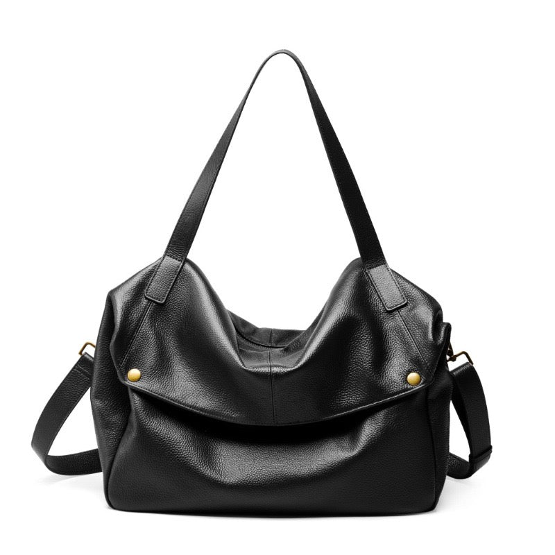 Adriani – Minimalistische Retro-Tote-Tasche für Damen aus echtem Leder – Ansicht 25
