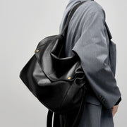 Adriani – Minimalistische Retro-Tote-Tasche für Damen aus echtem Leder – Ansicht 9