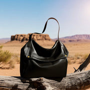 Adriani – Minimalistische Retro-Tote-Tasche für Damen aus echtem Leder – Ansicht 13