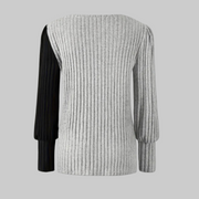 Kaia – Elegantes Strickhemd für Damen mit langen Ärmeln und Knöpfen – Ansicht 6