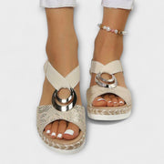 Orthopädische bequeme Damensandalen – Ansicht 2