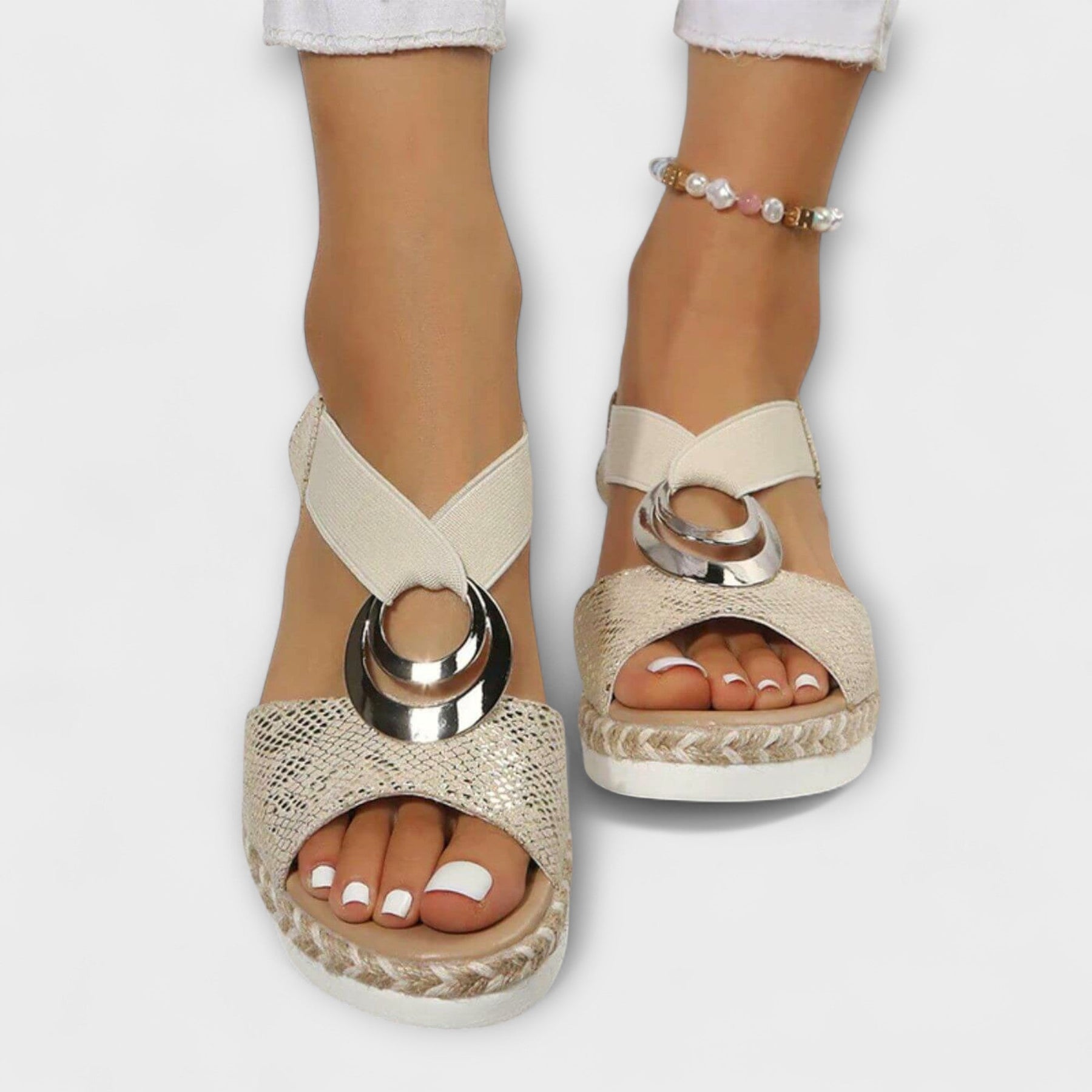 Orthopädische bequeme Damensandalen – Ansicht 2