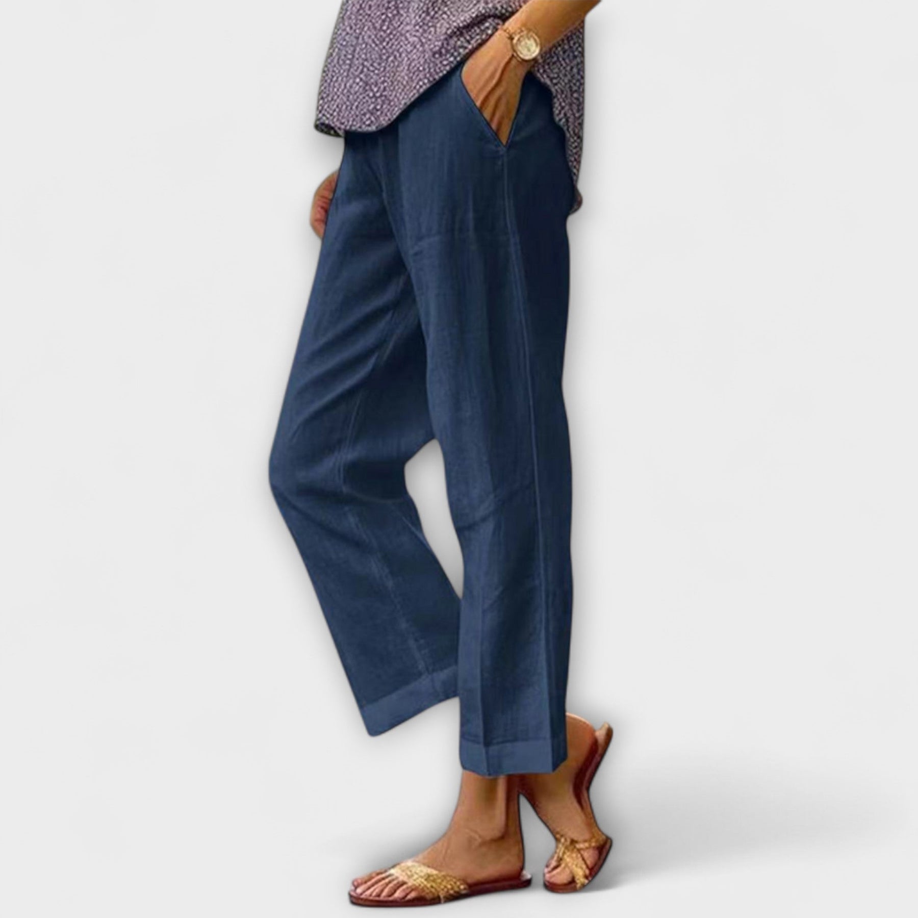 Leichte Sommerhose Julienne für Damen – Ansicht 6