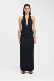 Neckholder-Maxikleid Sariah für Damen mit gerafftem Oberteil – Ansicht 4