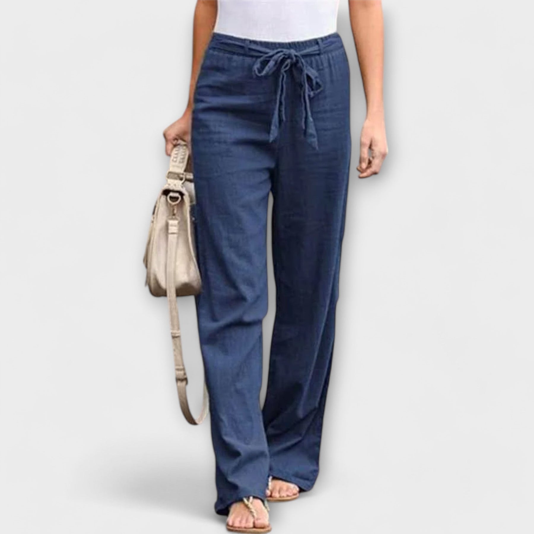 Leichte Leinenhose Loreen für Damen – Ansicht 7