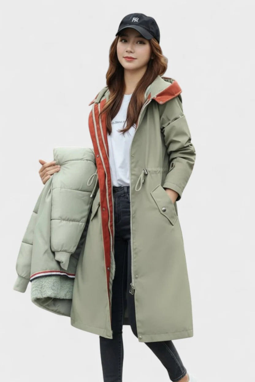 Lark – Leichte Herbstjacke für Damen mit Kapuze – Ansicht 17
