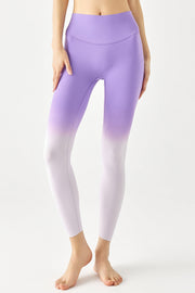 Damen-Leggings aus weichem Material mit hohem Bund und ohne vordere Naht
