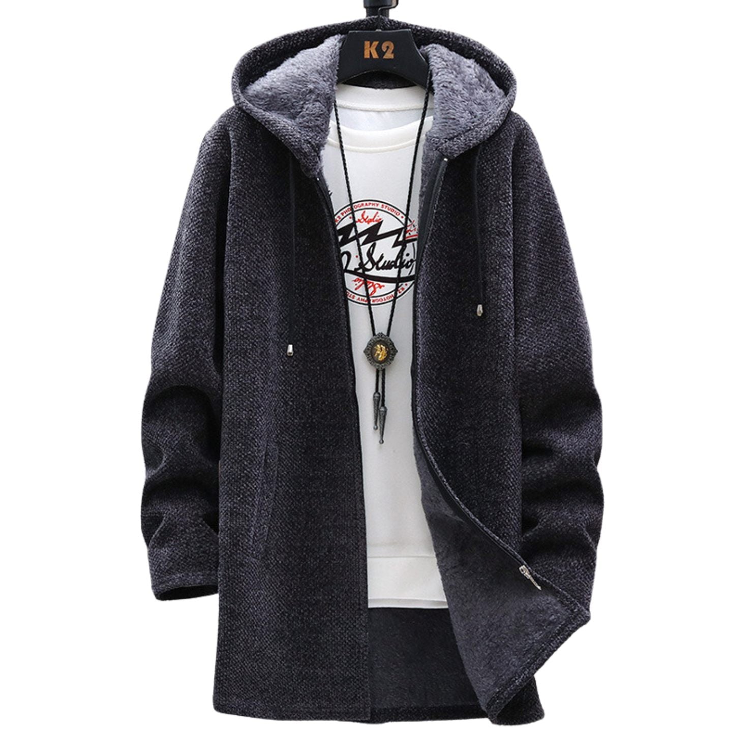 Laura – Stilvolle Strickjacke für Damen mit Reißverschluss – Ansicht 4