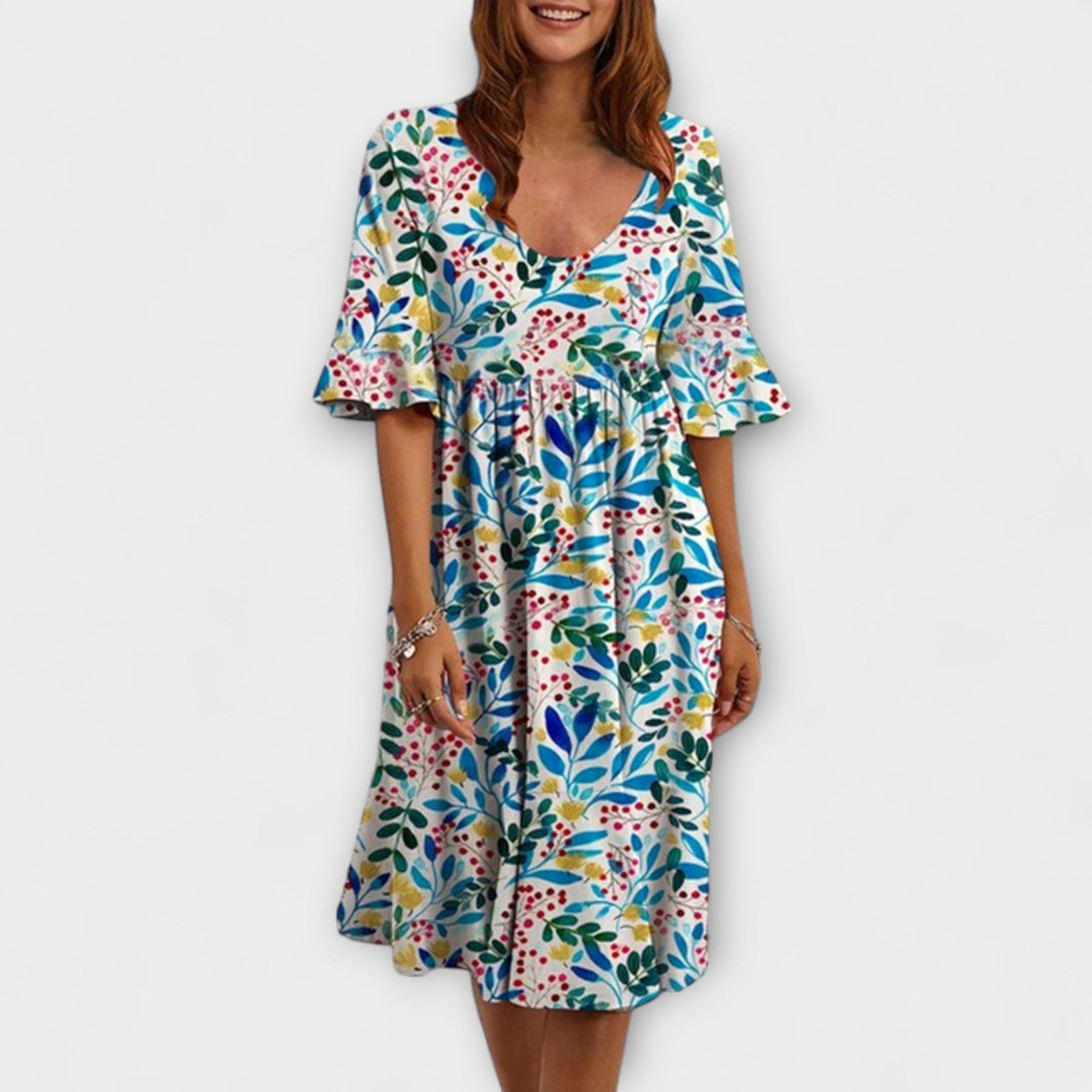 Ulla – Elegantes lässiges Sommerkleid für Damen – Ansicht 5