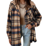 Debb – Warme Flanell-Fleecejacke für Damen – Ansicht 6