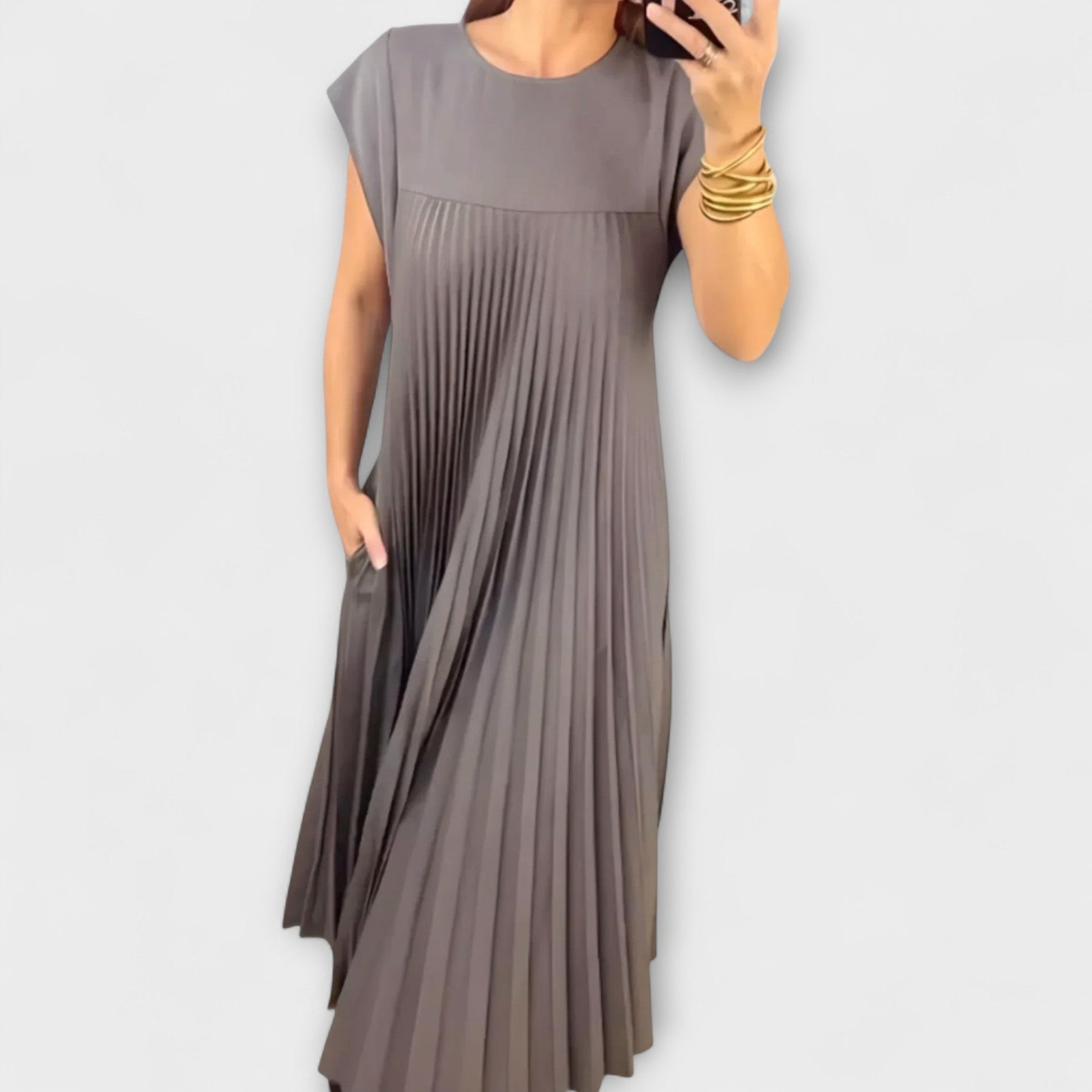Zailer – Elegantes Plisseekleid für Damen – Ansicht 5