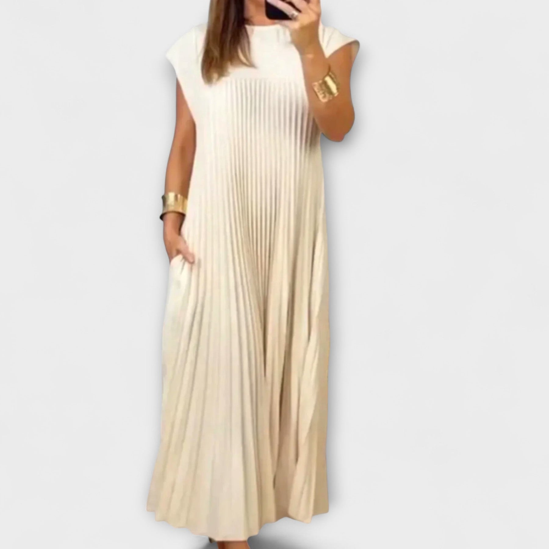 Zailer – Elegantes Plisseekleid für Damen – Ansicht 9