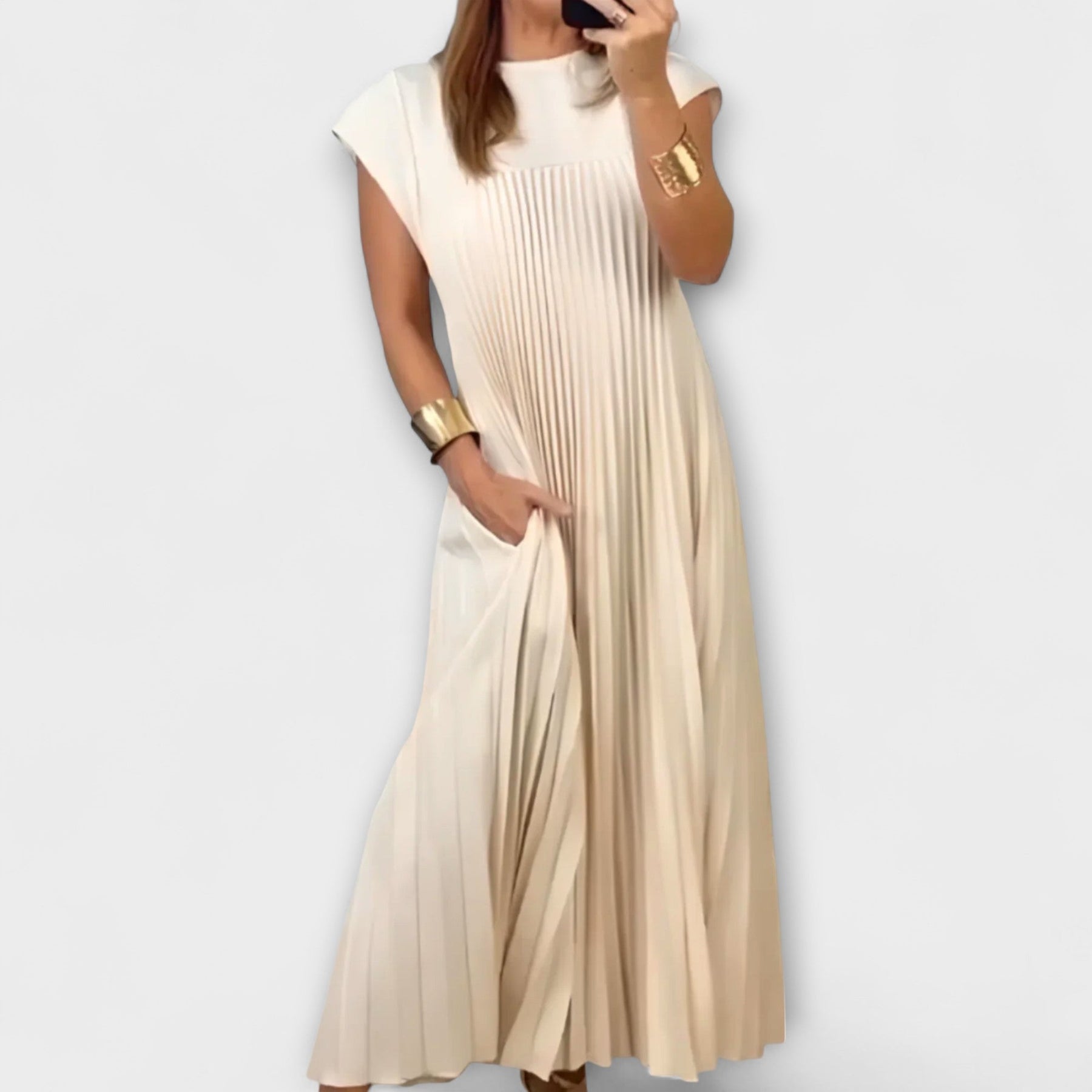 Zailer – Elegantes Plisseekleid für Damen – Ansicht 10