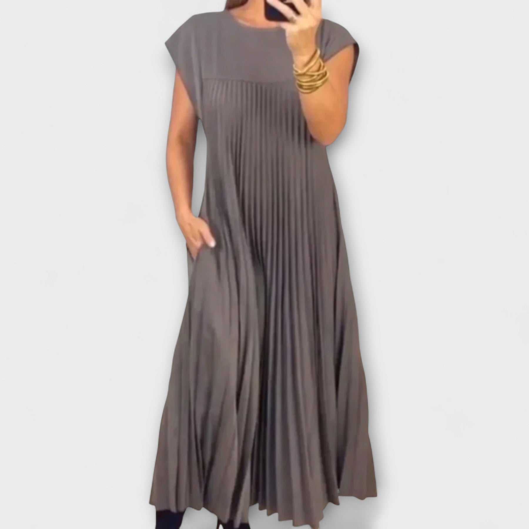 Zailer – Elegantes Plisseekleid für Damen – Ansicht 4