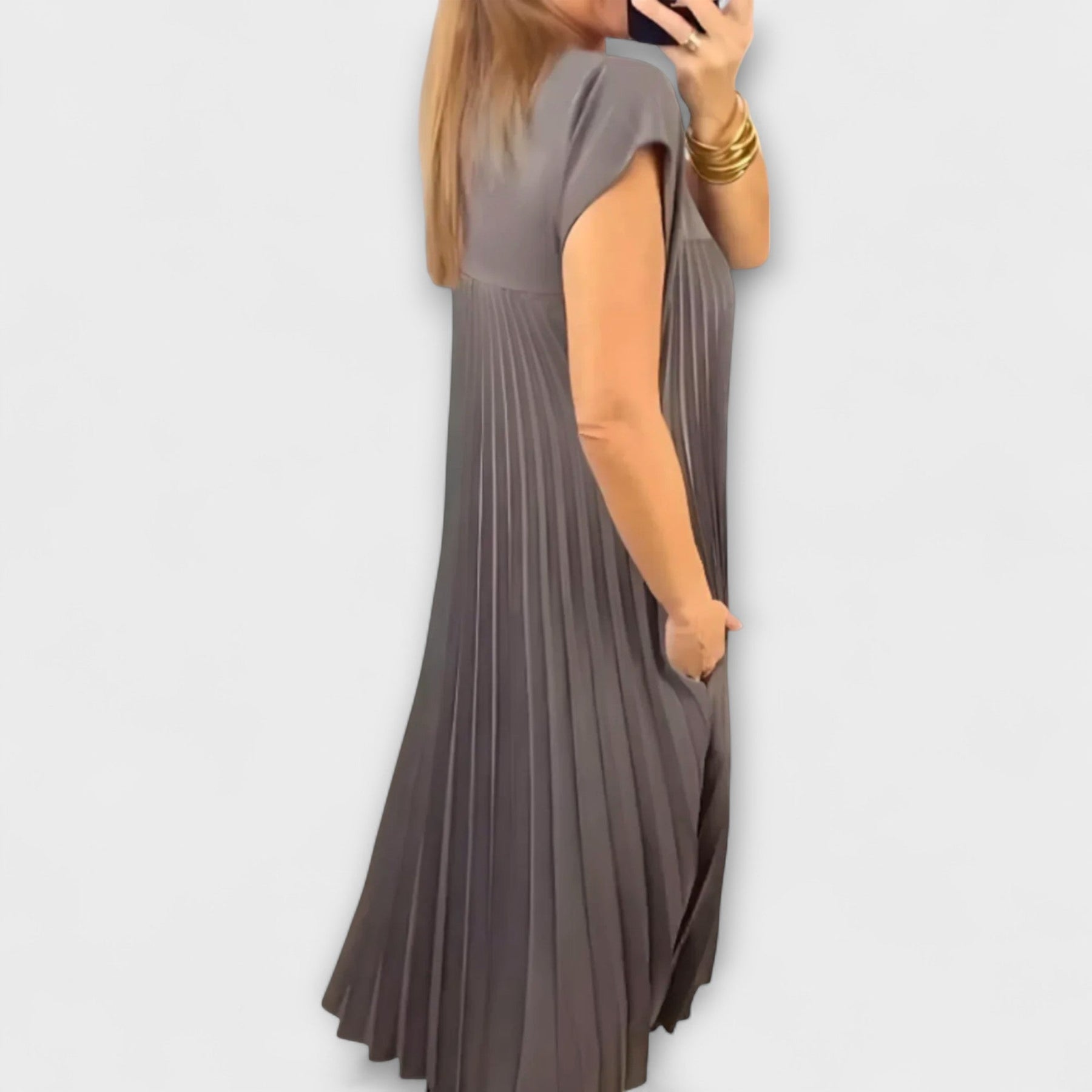 Zailer – Elegantes Plisseekleid für Damen – Ansicht 6
