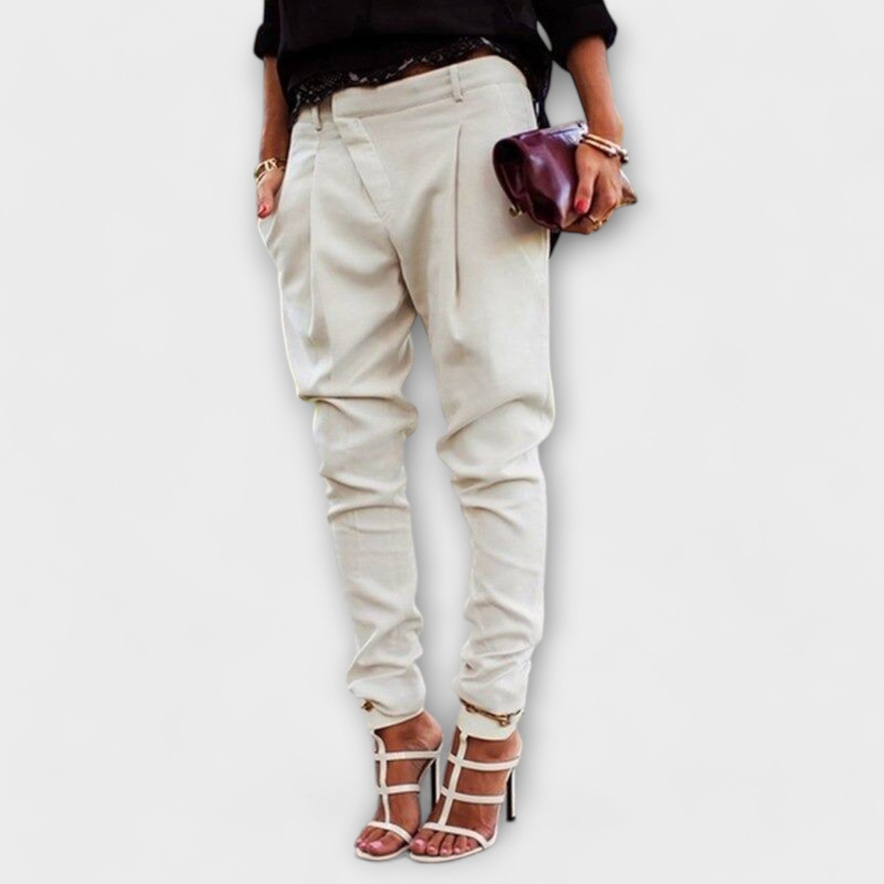 Mira – Hochtaillierte Hose für Damen