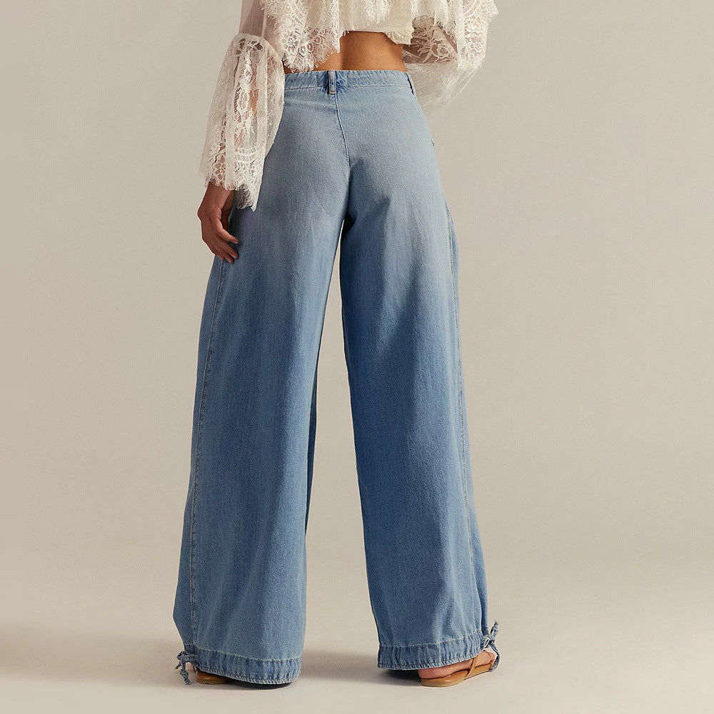 Poppy – Stilvolle Jeans für Damen mit weitem Bein – Ansicht 2