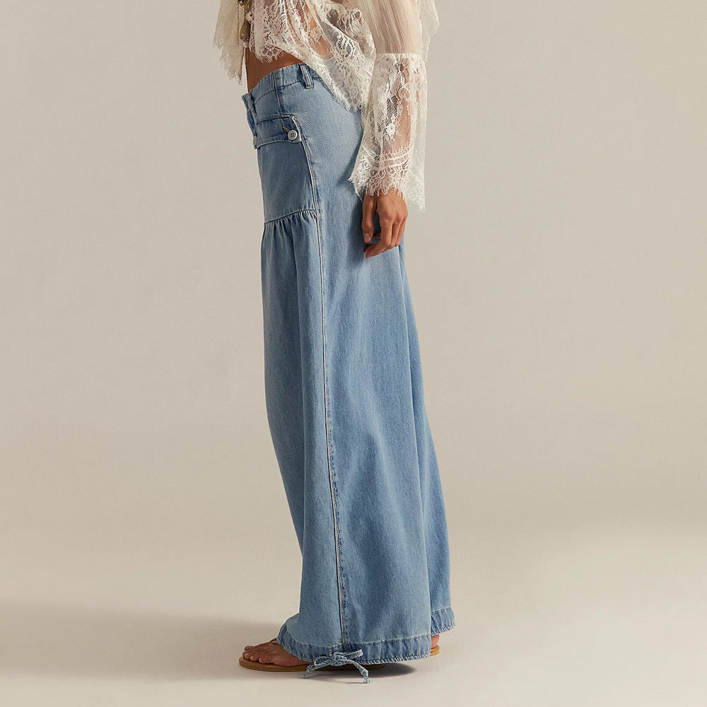 Poppy – Stilvolle Jeans für Damen mit weitem Bein – Ansicht 3