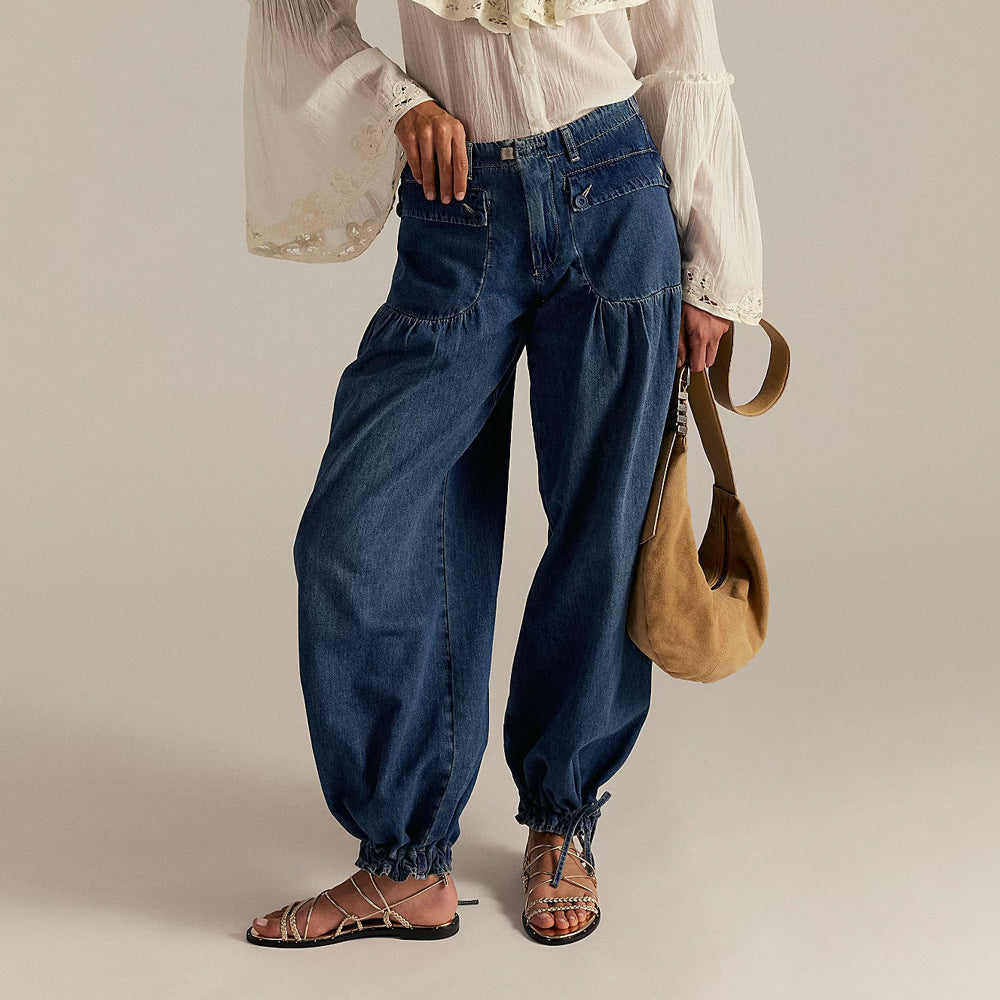 Poppy – Stilvolle Jeans für Damen mit weitem Bein – Ansicht 5