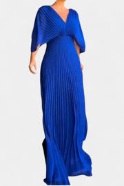 Anita – Midikleid für Damen mit Falten und V-Ausschnitt – Ansicht 2