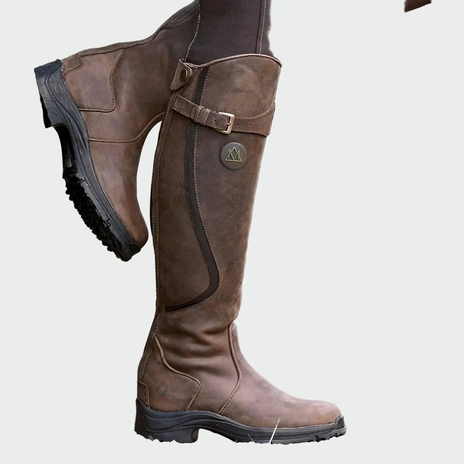 Hochwertige orthopädische Lederreitstiefel für Damen