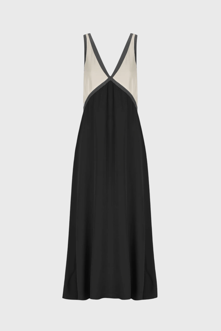 Diamond – Boho-Maxikleid für Damen mit V-Ausschnitt – Ansicht 14