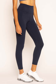 Einfarbige nahtlose Damen-Leggings mit hohem Bund