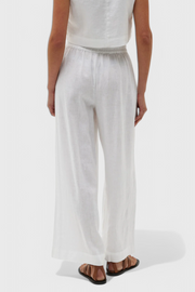 Minimalistisches Damen-Set Avelina aus Baumwolle und Leinen – Ansicht 7