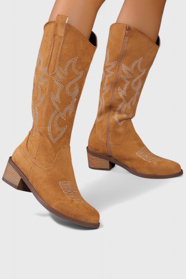 Elka Western-Cowboystiefel aus Wildleder