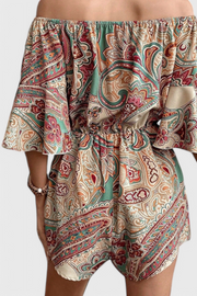 Paloma – Schulterfreier Boho-Jumpsuit für Damen – Ansicht 2