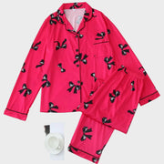 Merida – Damen-Pyjama-Set mit langärmeligem Oberteil – Ansicht 4