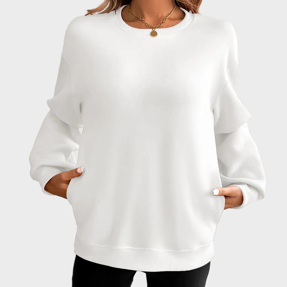 Haniel – Lässiges Damen-Sweatshirt aus Baumwollmischgewebe