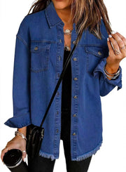 Roxane – Klassische Jeansjacke für Damen – Ansicht 4
