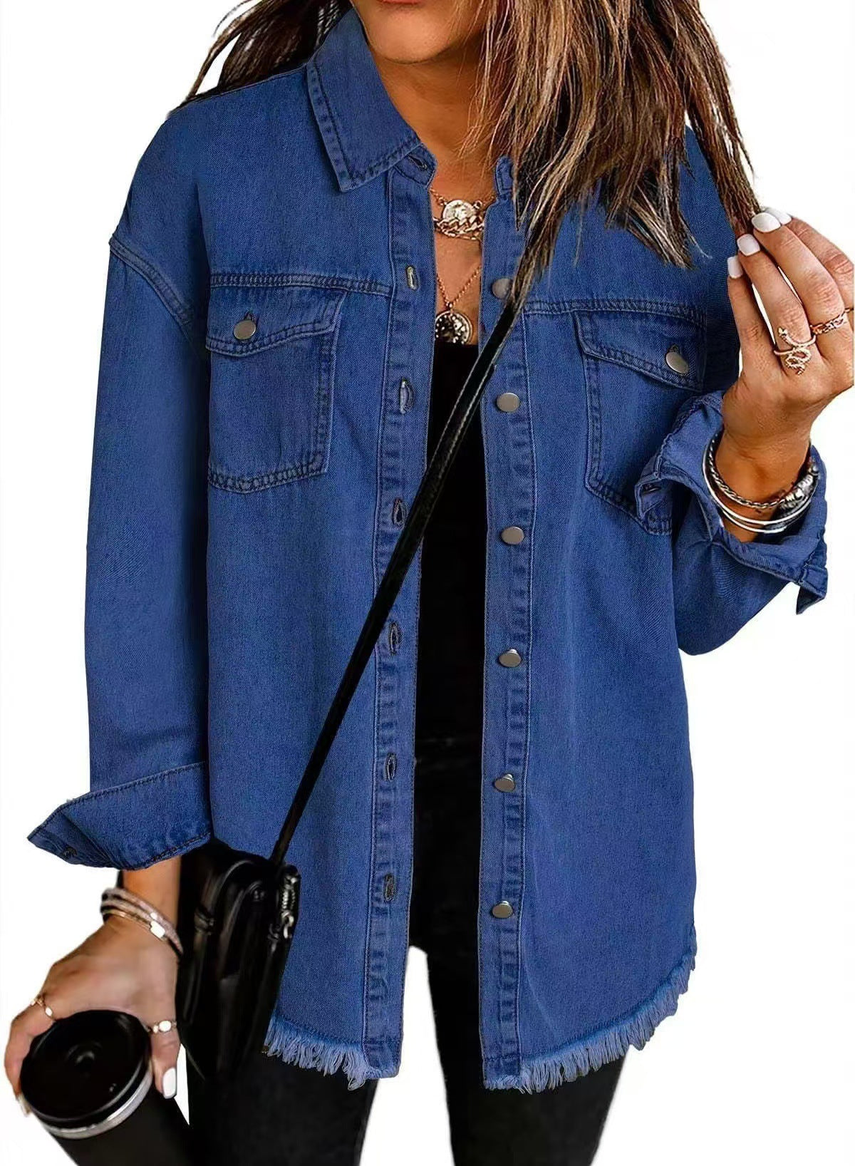 Roxane – Klassische Jeansjacke für Damen – Ansicht 4