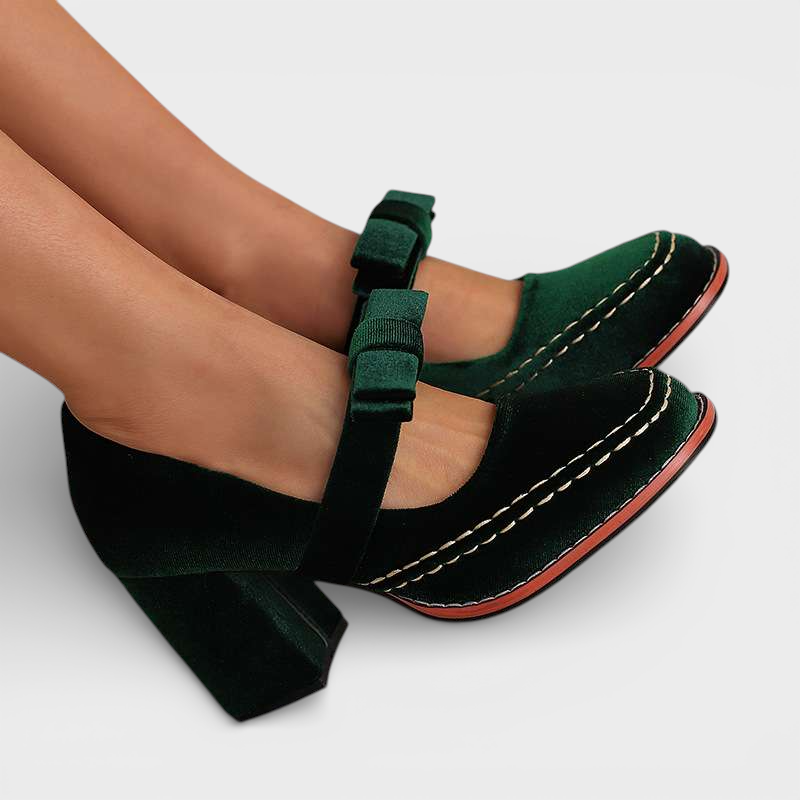 Alessia | Samtslipper