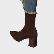 Damen-Stiefel Alora aus echtem Wildleder – Ansicht 2
