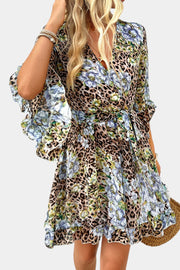 Besa – Florales Minikleid für Damen mit Print – Ansicht 5