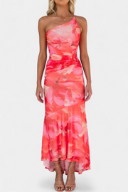 Abigail – Langärmeliges florales Damenkleid aus Blumen-Mesh – Ansicht 6