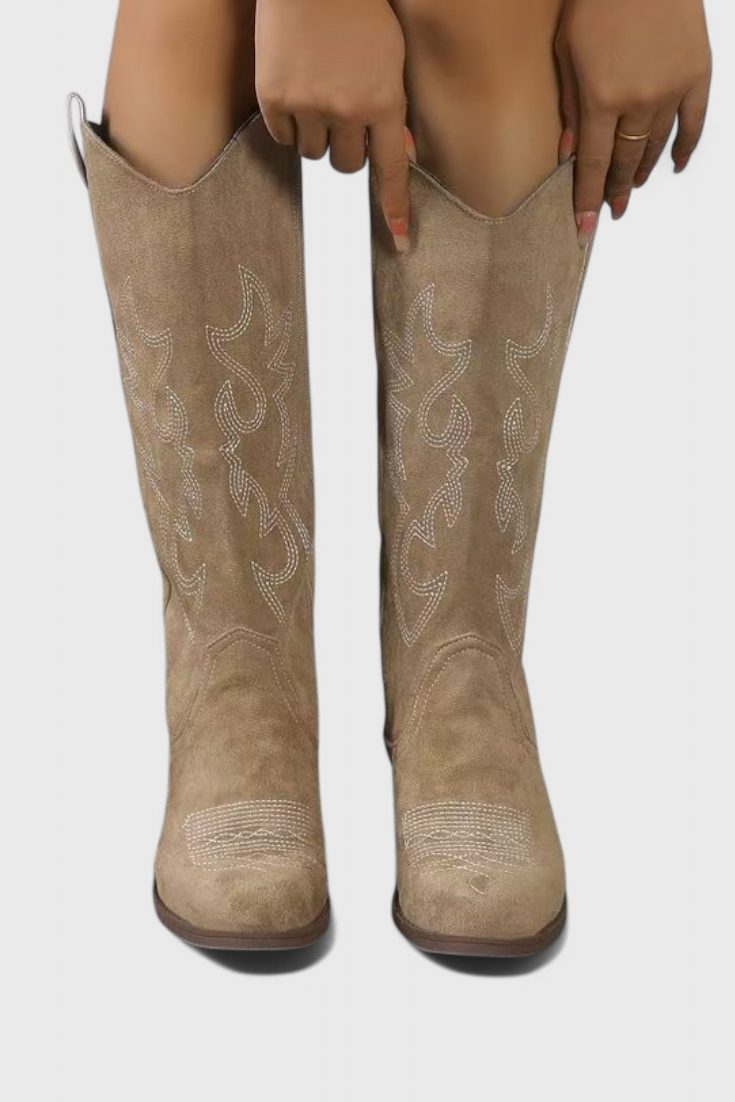 Elka Western-Cowboystiefel aus Wildleder