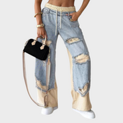 Nova – Jogger-Jeans für Damen mit Destroyed-Details
