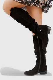 Celine – Hohe Damenstiefel im Retro-Stil – Ansicht 3